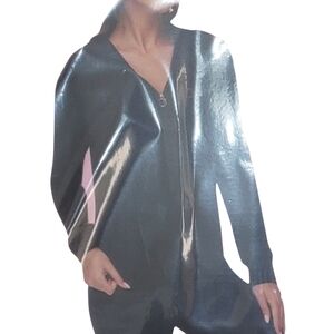 Juicy Couture x Mean Girls Women's Velour Zip Up Jacket Black NWT